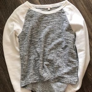 Gap textured sweatshirt